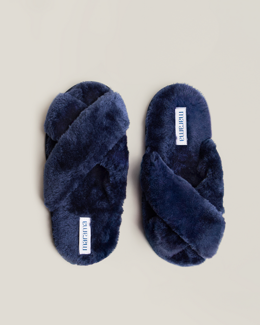 SLIPPERS AZULES